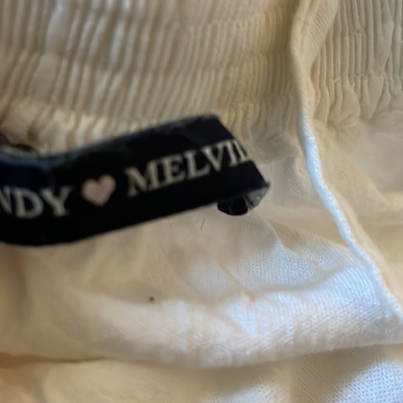 Spaghetti strap white top with seersucker tan gingham shorts XS - Picture 5 of 9